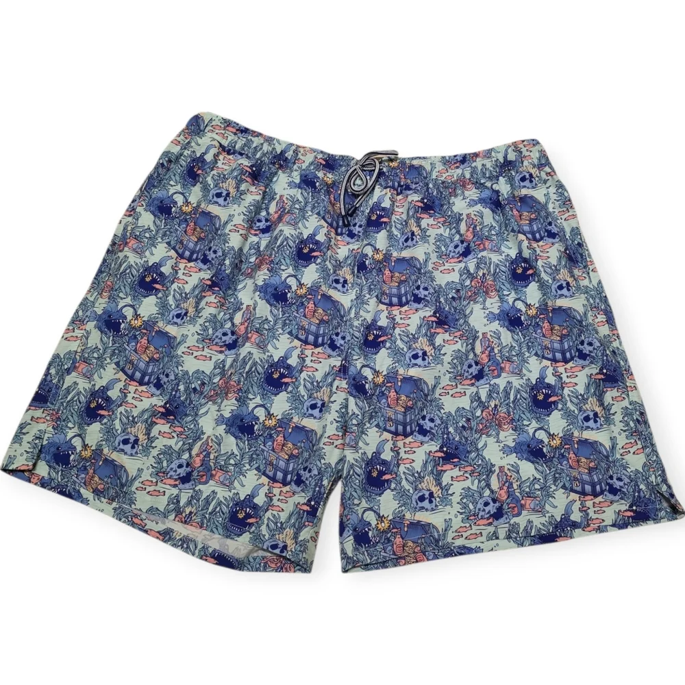Peter Millar Seaside Lit Up Swim Trunk